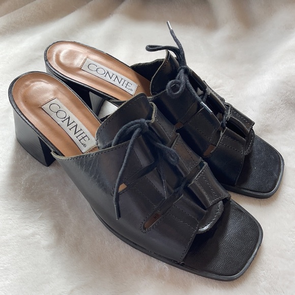 CONNIE Brazilian Square Toe Slides, 8 - Picture 1 of 11